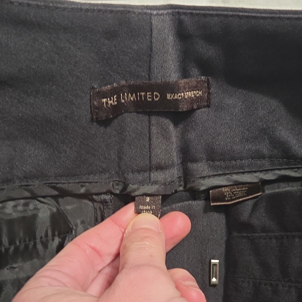 The Limited Charcoal Skinny Exact Stretch Pants, Sz 2 - Picture 5 of 8
